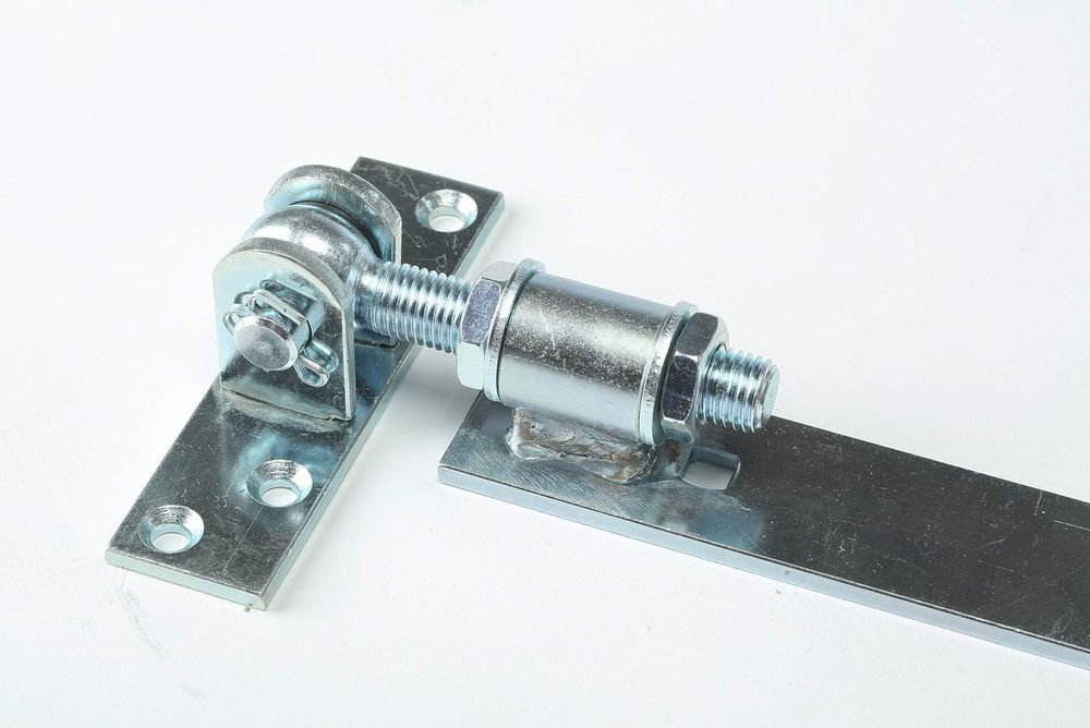 ddddw6zsRtuKbxYnM Torbeschläge verzinkt Gartentor-Set mit 2x Torband verstellbar Gartentorfalle