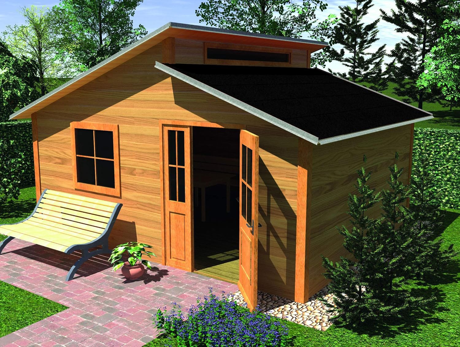 Selbstklebende Dachpappe 2,5 m² Rolle 5 x 0,5 m