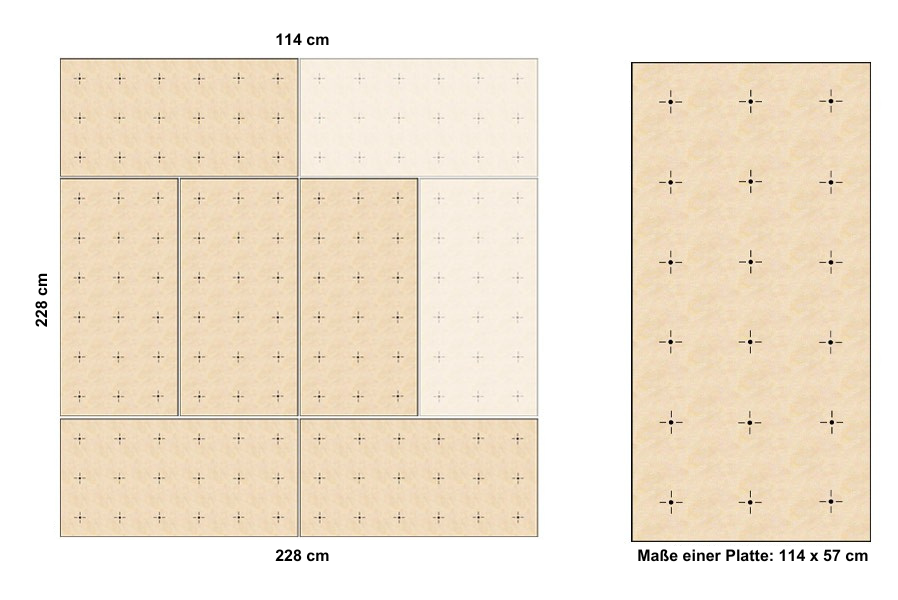 Zusatz-Wandplatte ZIW1 114x57 cm für Indoor-Kletterwand Zusatz-Wandplatte ZIW1 114x57 cm für Indoor-Kletterwand