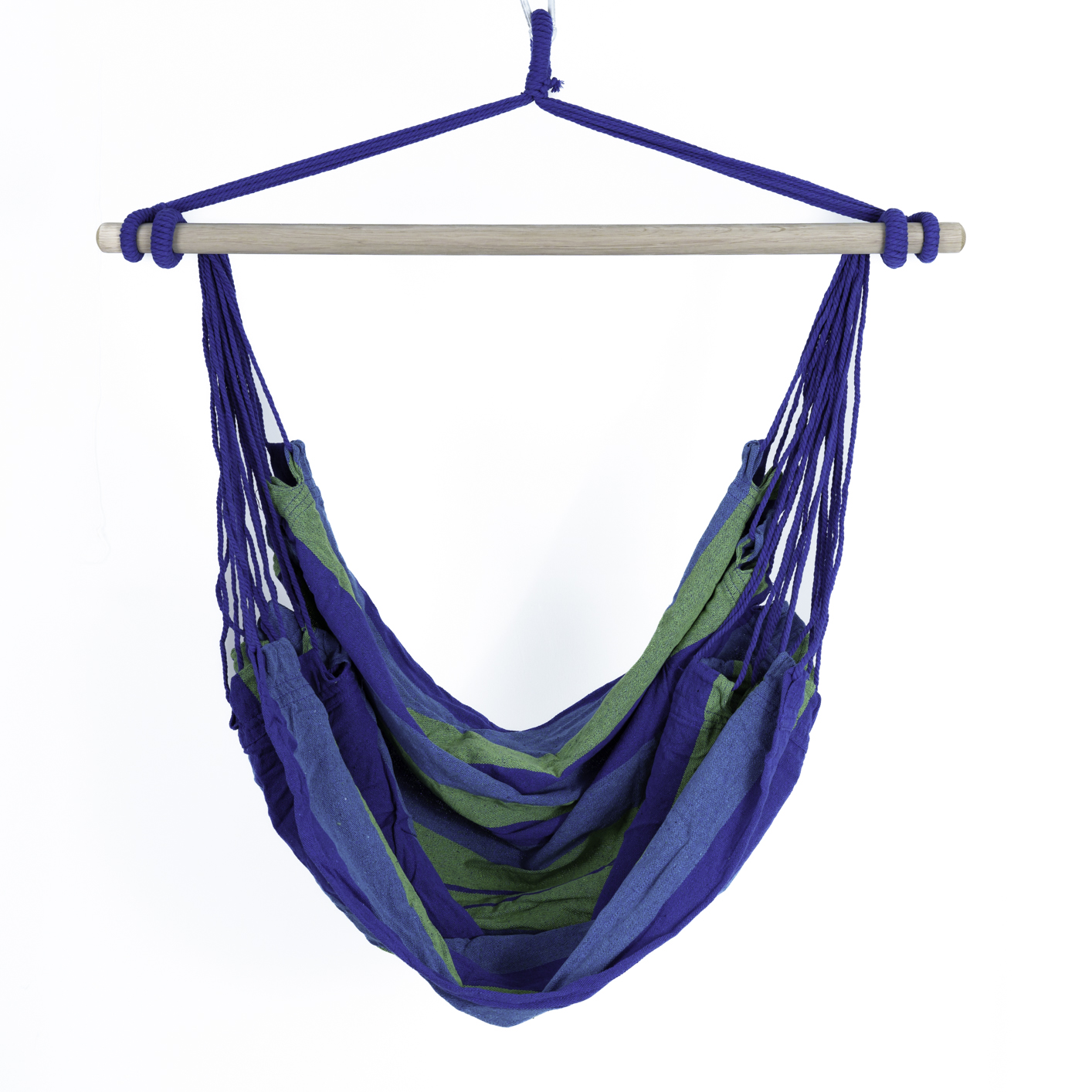 Hängestuhl für eine Person in bunten Farben