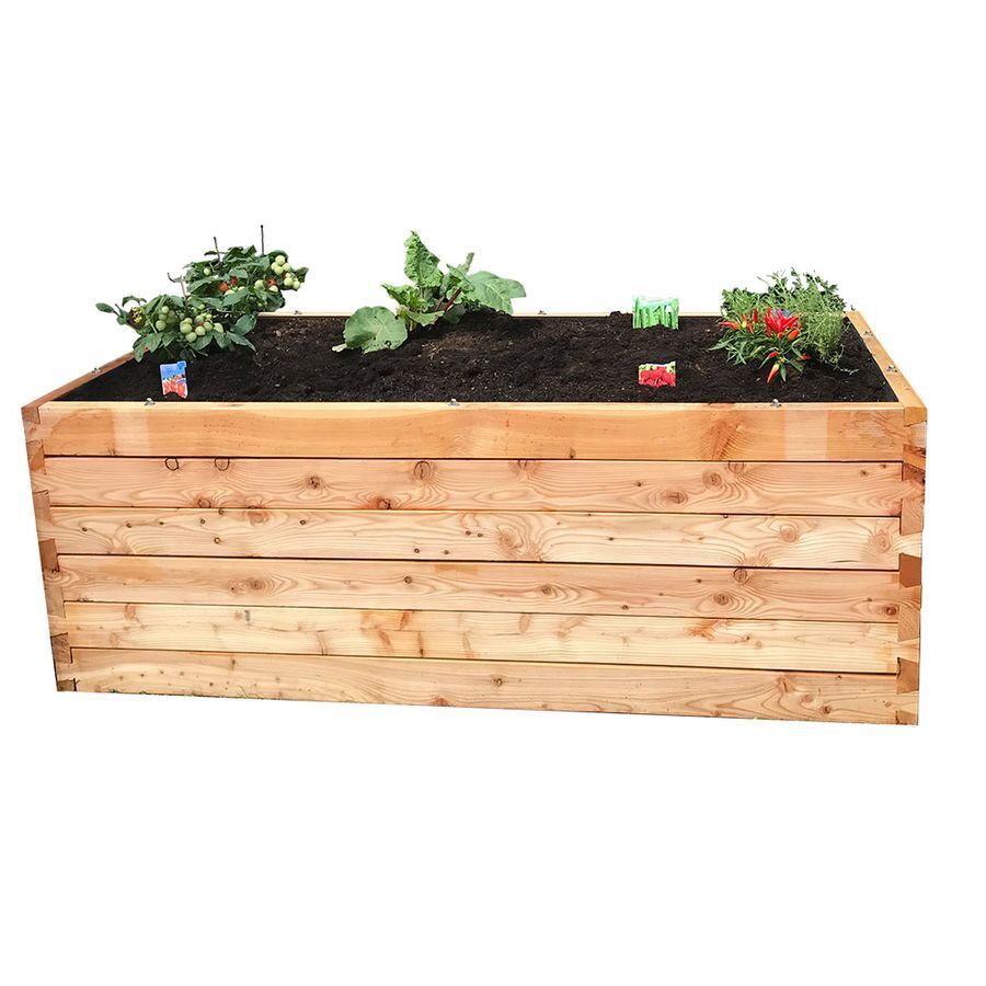 s-l1600t8NNzIeWwTDkG Hochbeet aus Lärchenholz 198 x 98 x 74 cm mit Stecksystem 200 x 100 cm