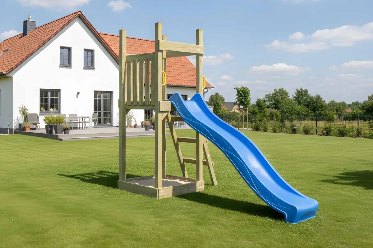 Spielturm Lilly Aktiv mit Leiter und Podest