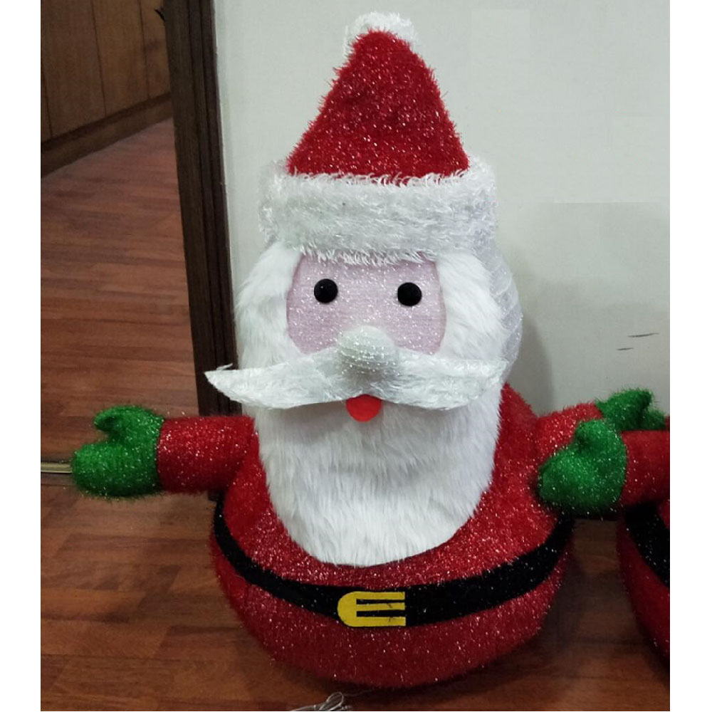 Weihnachtliche Gartenfigur Beleuchtete Figur LED warmweiß Weihnachtsdeko