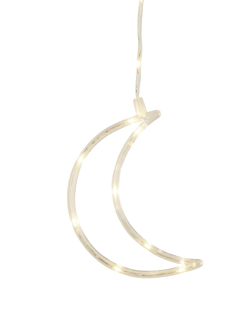 LED-Vorhang Weihnachtsmotive Lichterkette LED warmweiß Fensterdekoration außen innen