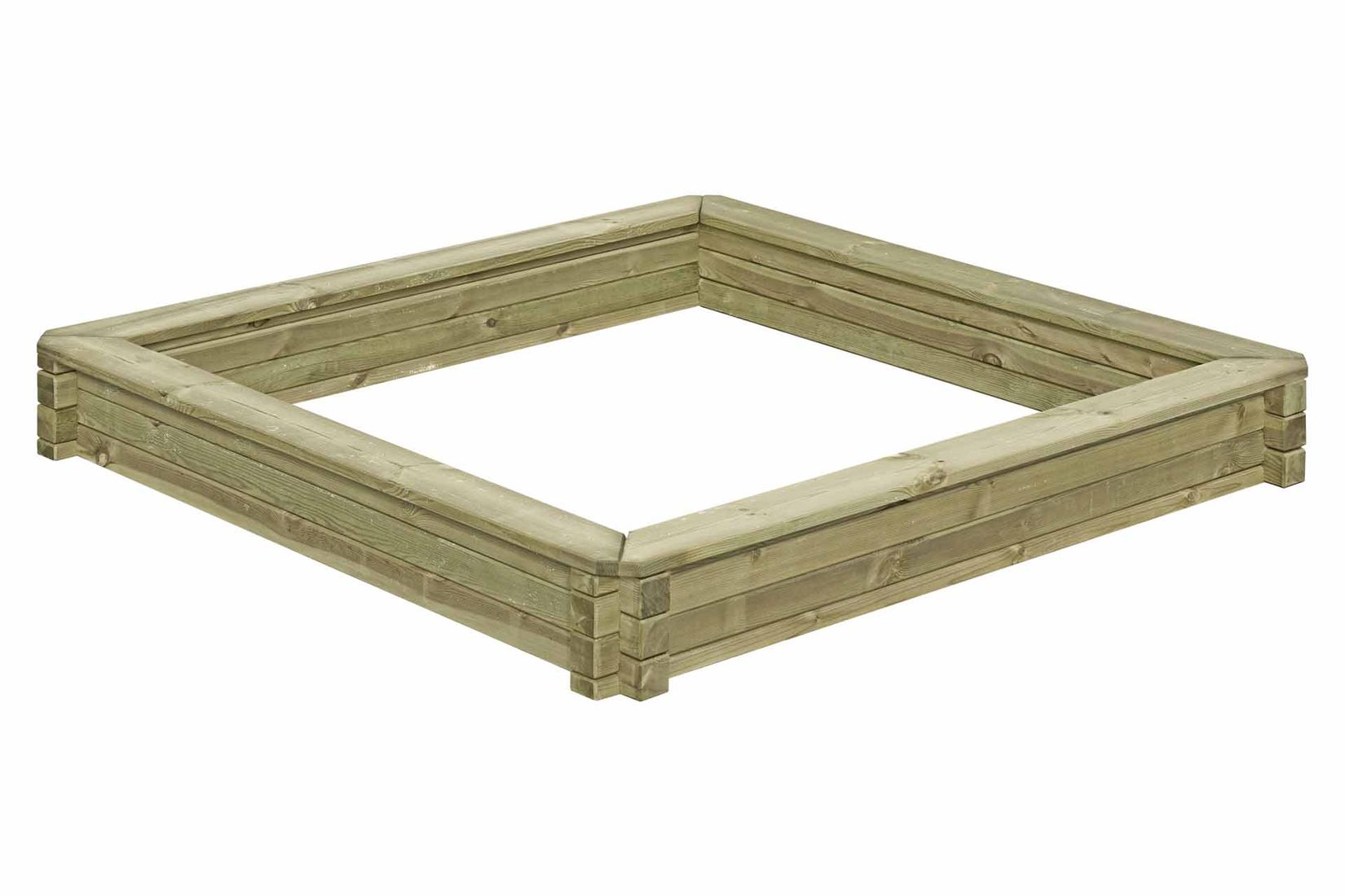 Sandkasten 180x180 cm aus Kantholz 7x7 cm TÜV geprüft Sandkasten 180x180 cm aus Kantholz 7x7 cm TÜV geprüft