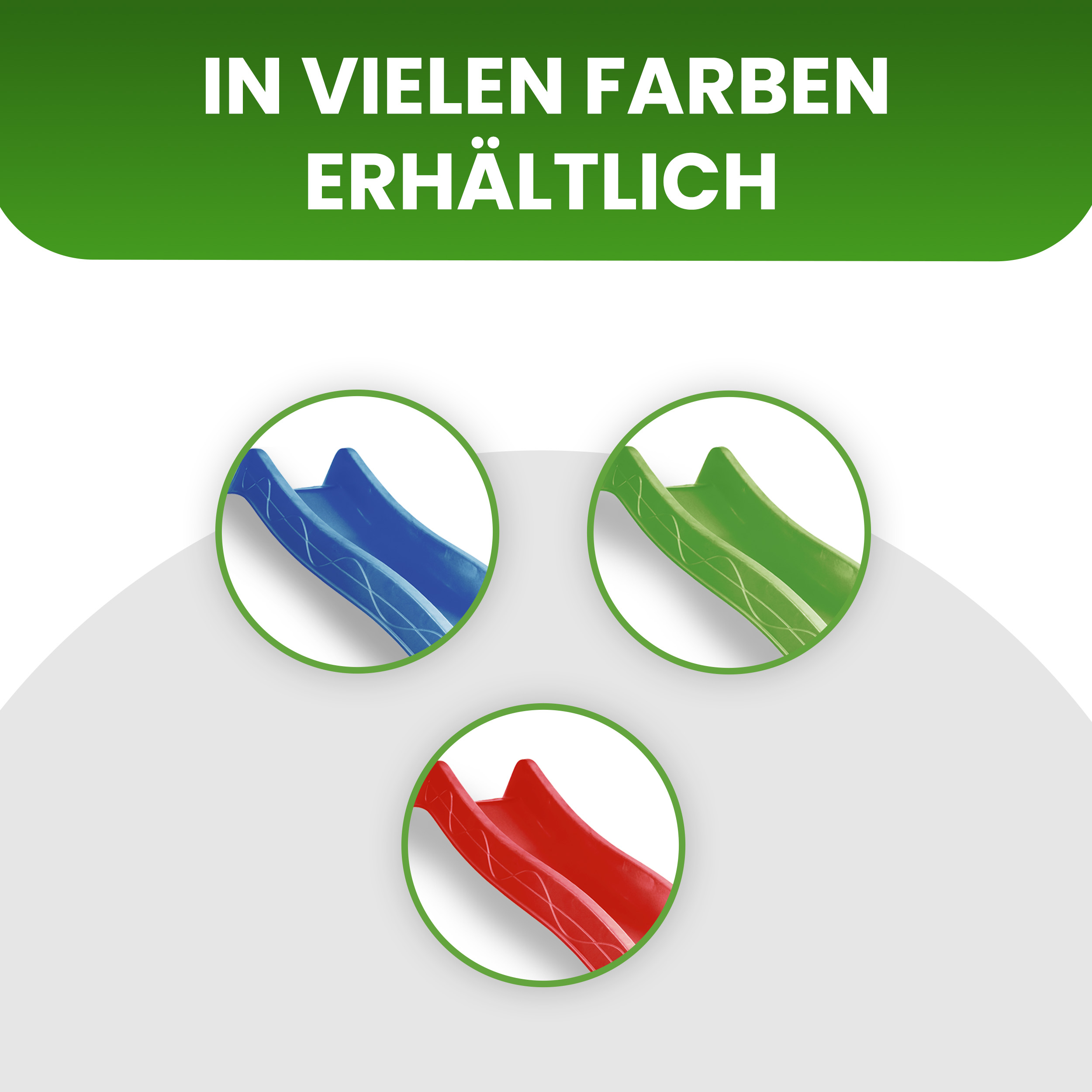 Wellenrutsche 230 cm Anbaurutsche – HDPE Outdoor-Rutsche rot
