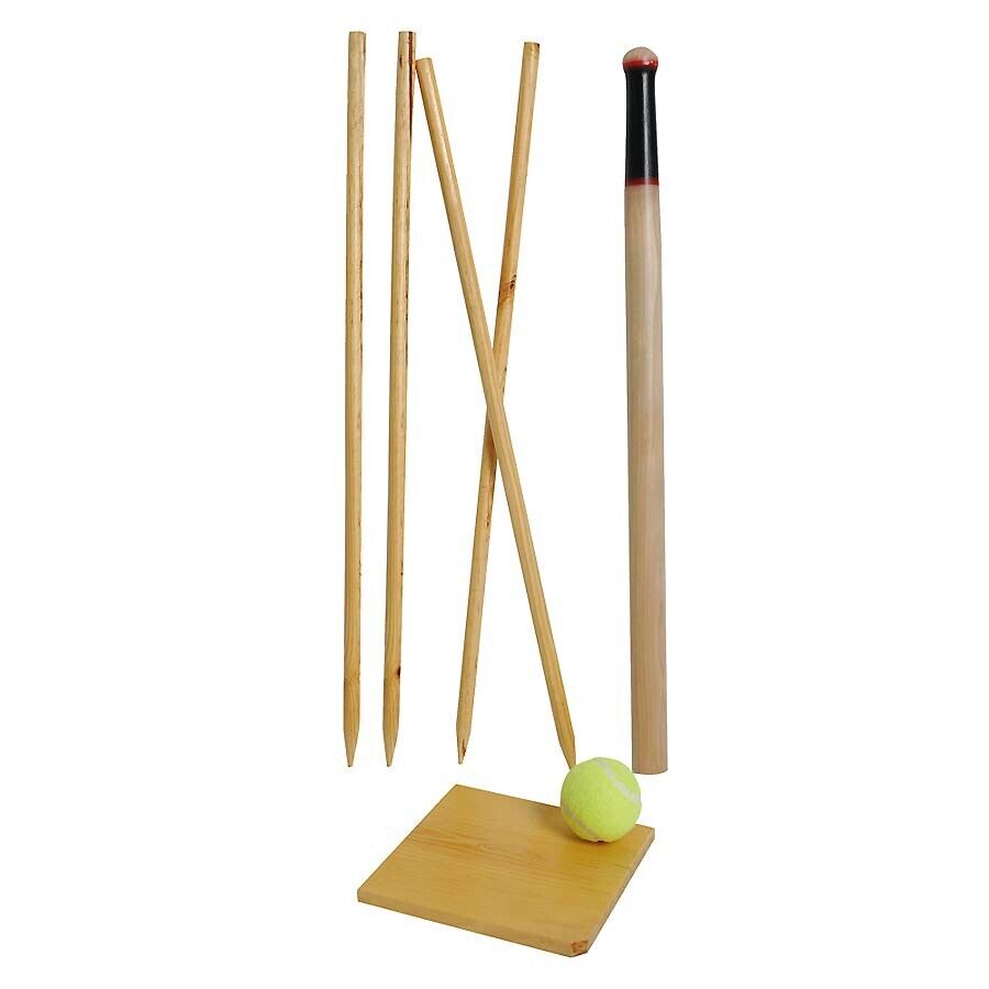 Baseball-Set für Anfänger mit Baseballschläger aus Holz für Kinder Ball Laufmal Base