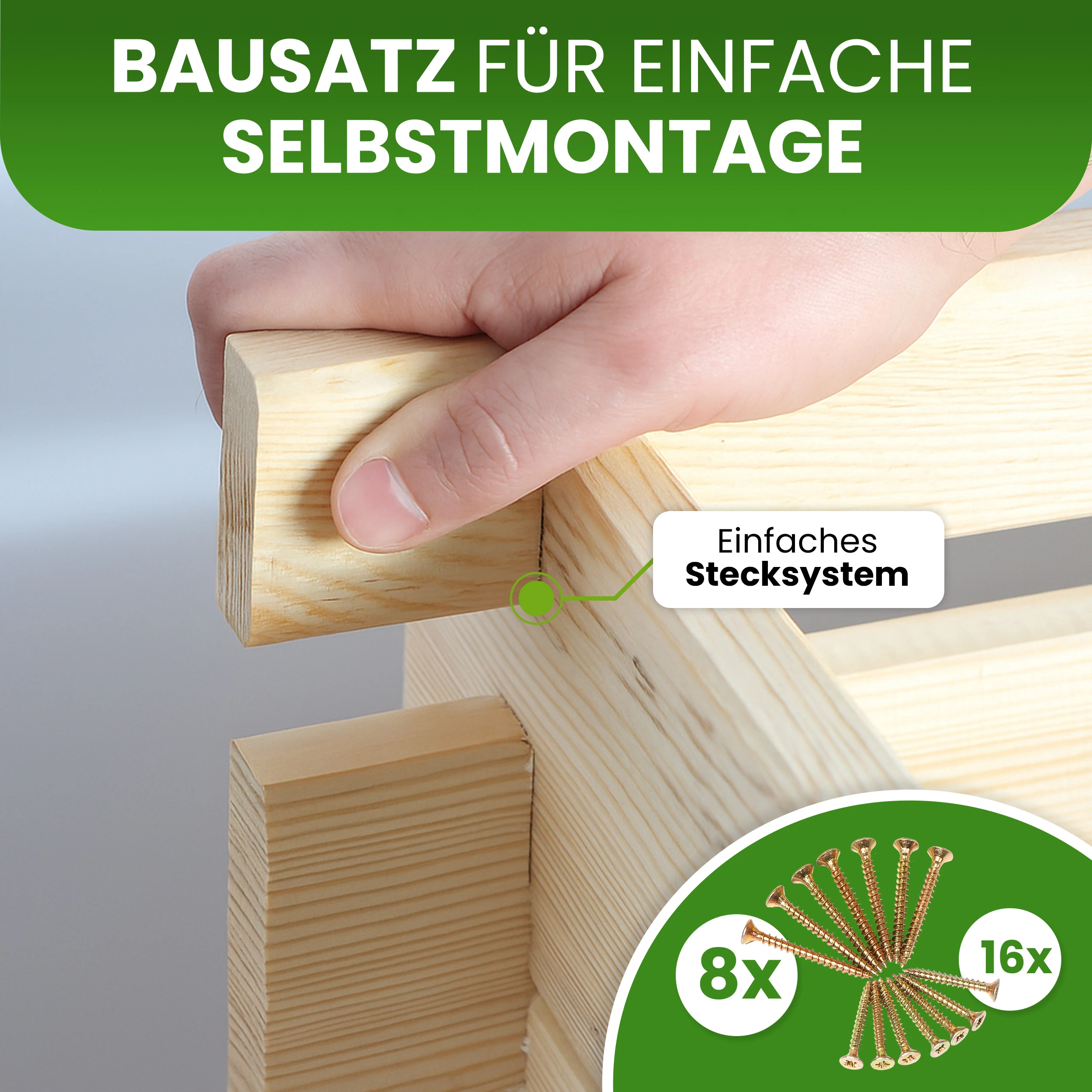 Sandkasten Nicki 147x147 cm Kiefer Naturholz Sandkiste Buddelkiste Spielkasten Sandbox