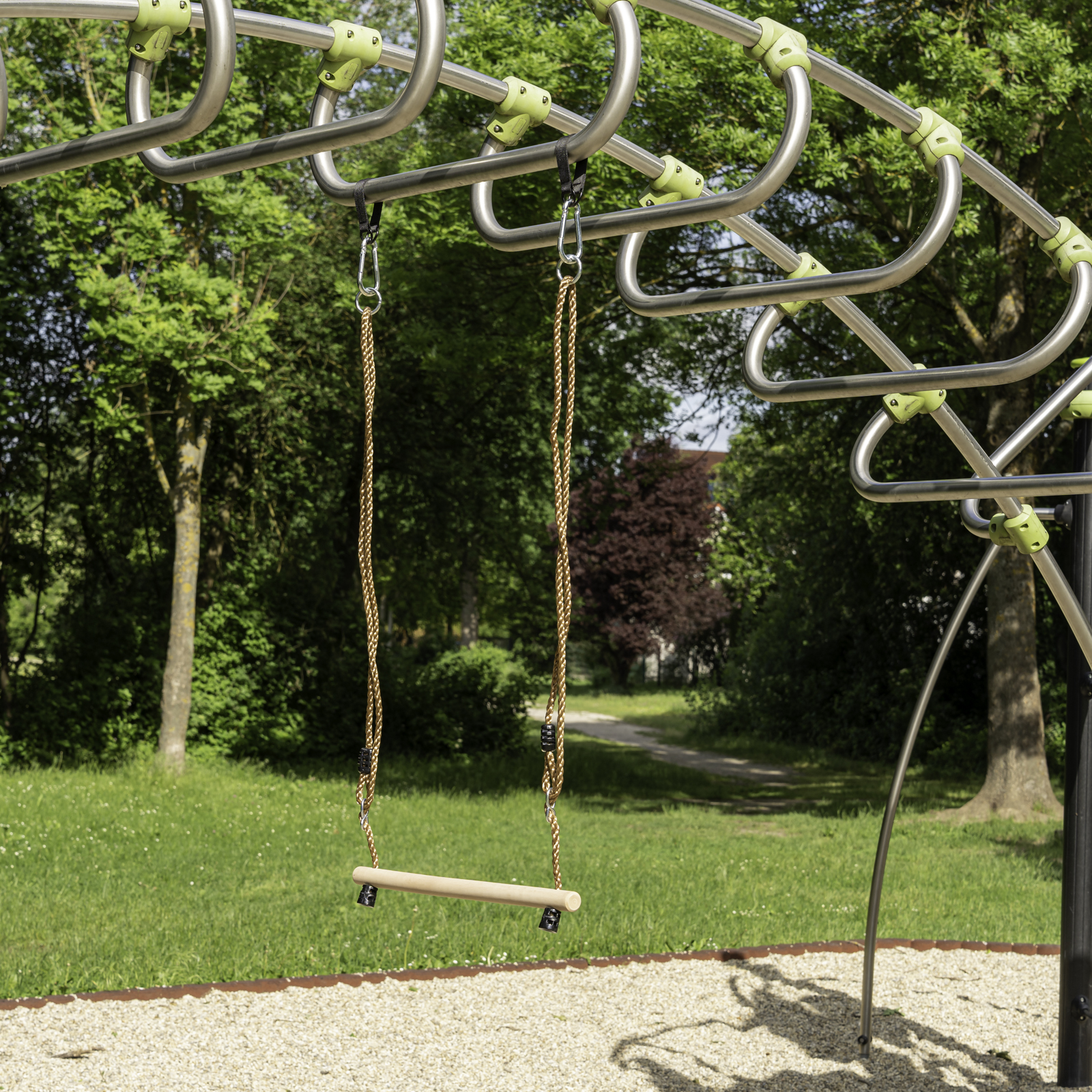 Trapezstange für Kinder Schaukelstange Reckstange aus Holz Kinder-Trapez für Schaukel