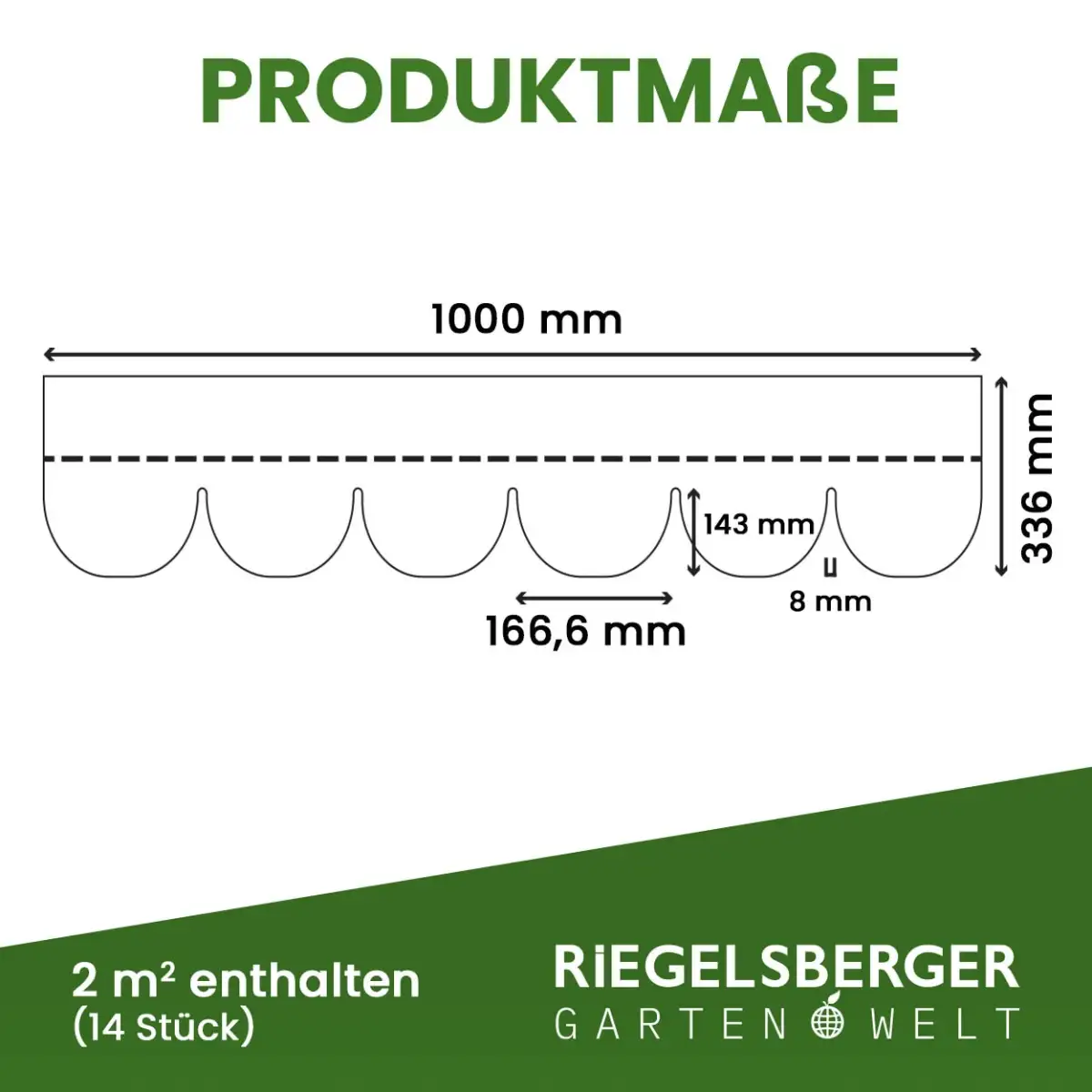 2 m² Dachschindeln Biberschwanz 