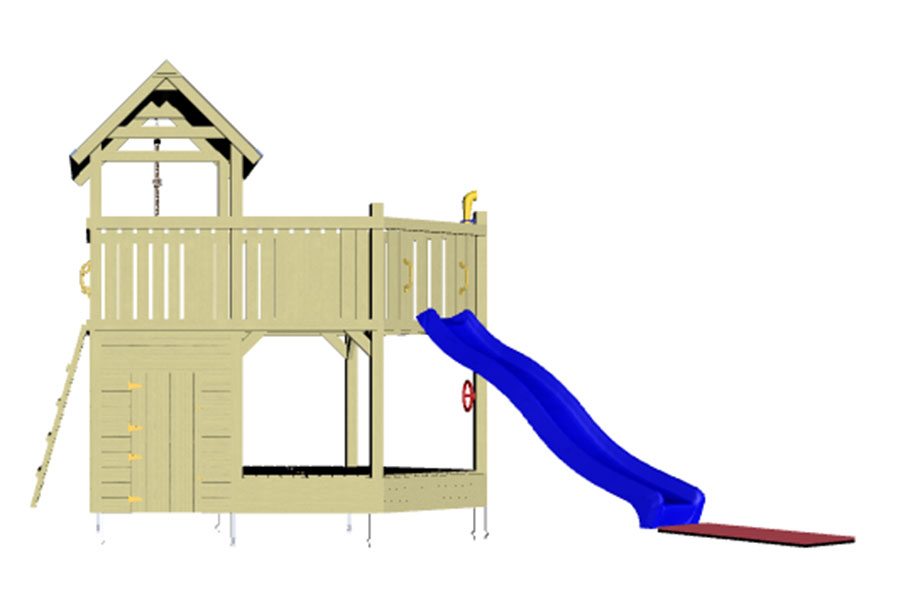 Spielturm Holz Piratenschiff Rauhbein mit Rutsche Spielturm Holz Piratenschiff Rauhbein mit Rutsche