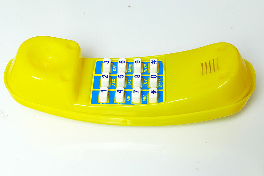 1116mOPW0mQPIB8l Spieltelefon für Kinder in gleb Zubehör für Spielhaus Spielturm Telefon aus Kunststoff