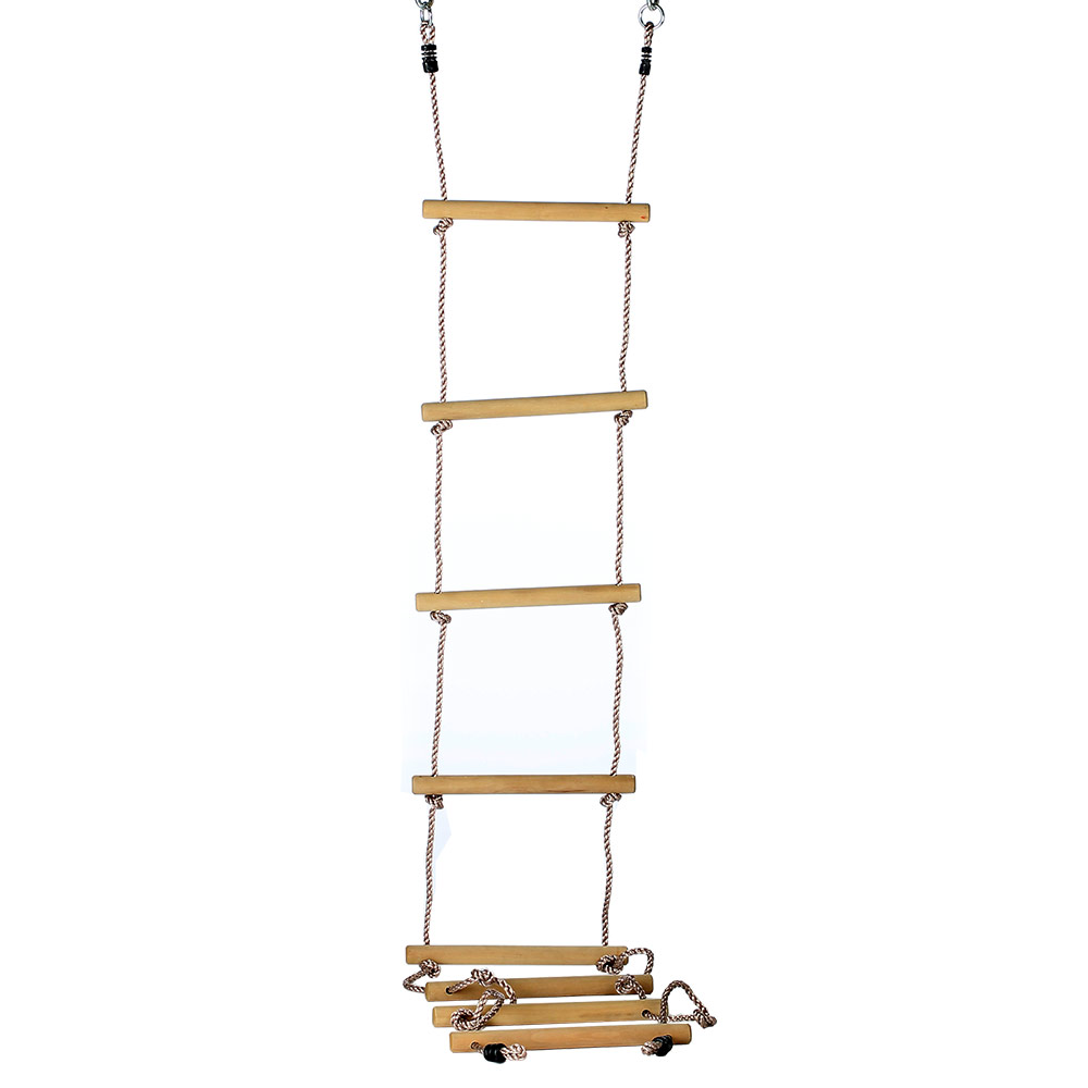 Strickleiter für Kinder Seilleiter Kletterseil Sprossen Ø 35 mm Sprossen-Länge 40 cm