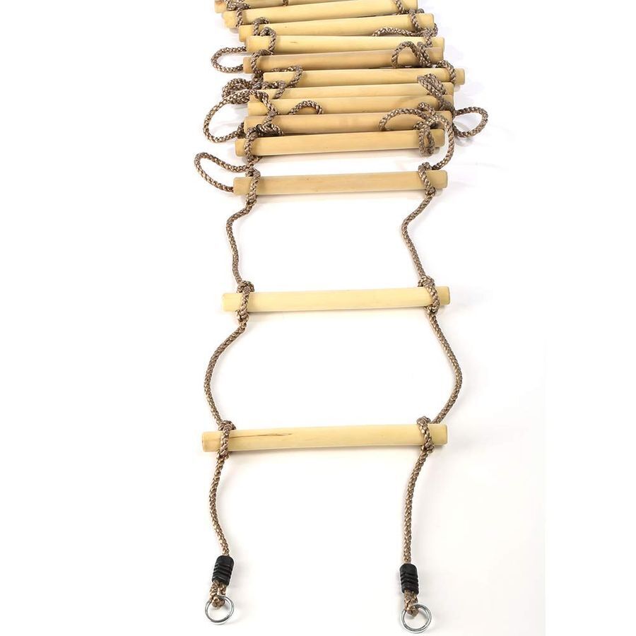 Strickleiter für Kinder Seilleiter Kletterseil Sprossen Ø 35 mm Sprossen-Länge 40 cm