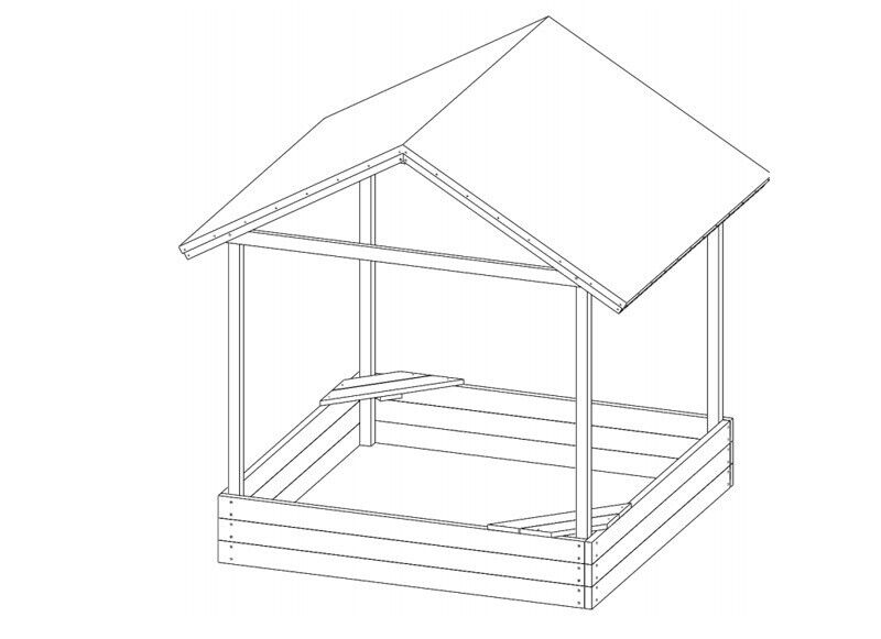 s-l1600ff6ttjCSZ44D8t7 Sandkasten 153x153 cm aus Holz imprägniert