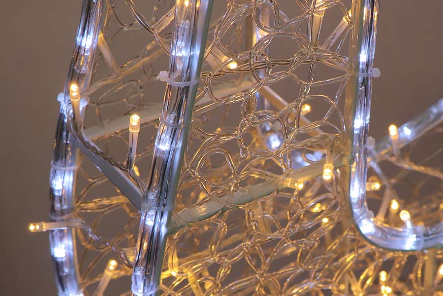 rentier-detail 3D-Rentier XXL 562 LED 150 cm hoch warm-/kaltweiß Weihnachten außen