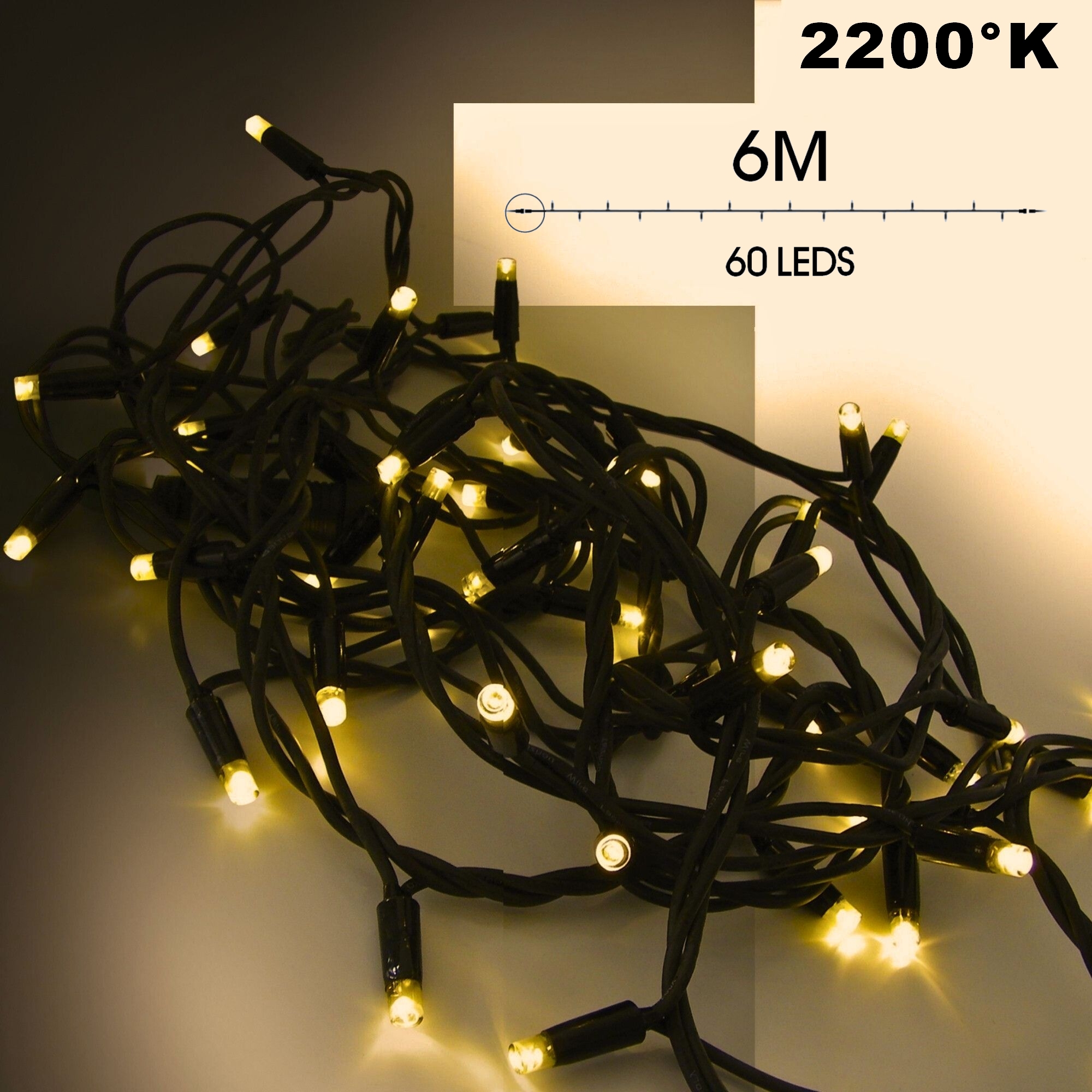 PRO CONNECT LED Lichterkette warmweiß – IP44 für innen & außen