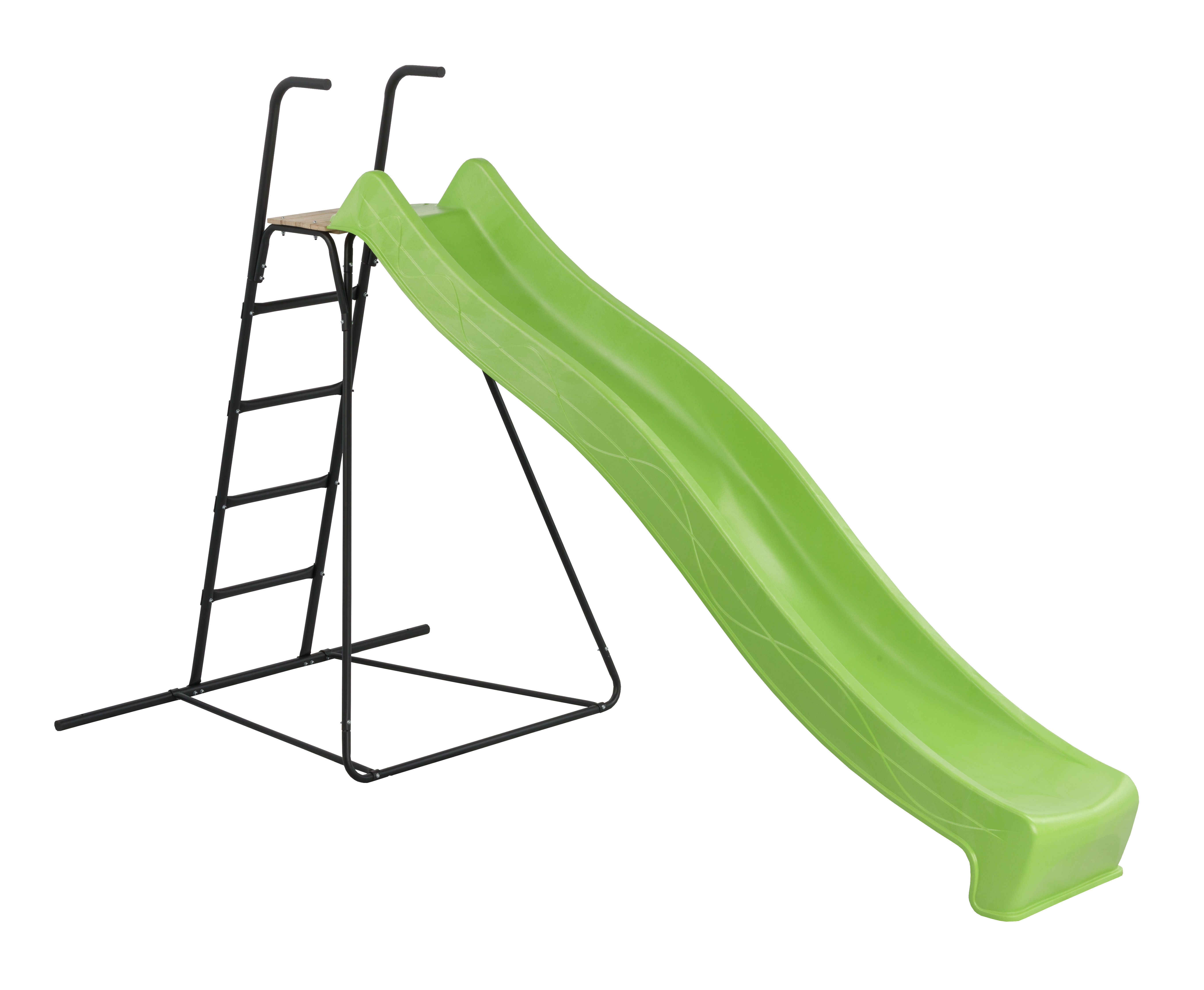 Freistehende Leiter mit Podest aus Metall für Rutsche 290 cm oder 300 cm