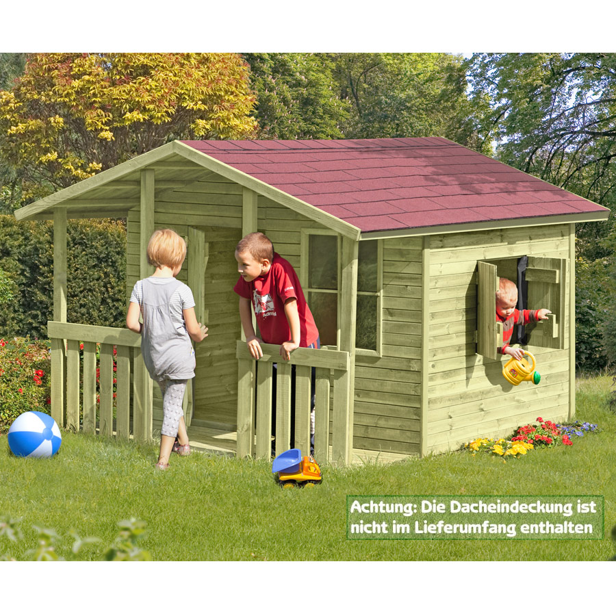 Spielhaus Holz 207x200 cm Kinderspielhaus Lisa Spielhaus Holz 207x200 cm Kinderspielhaus Lisa