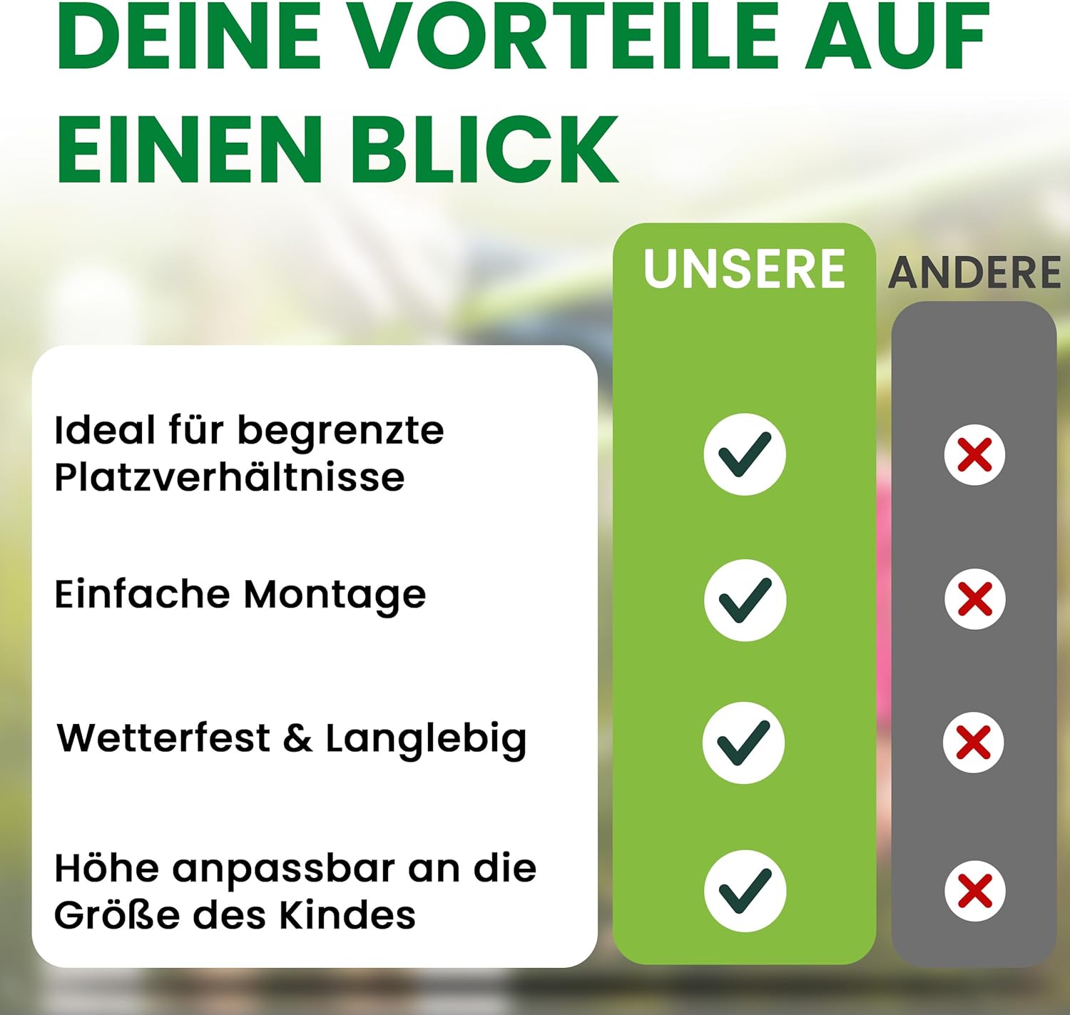 b62l9YboAbTXWcH Turnreck aus Rundholz mit Reckstange rot Kletterstange Turnstange für draußen