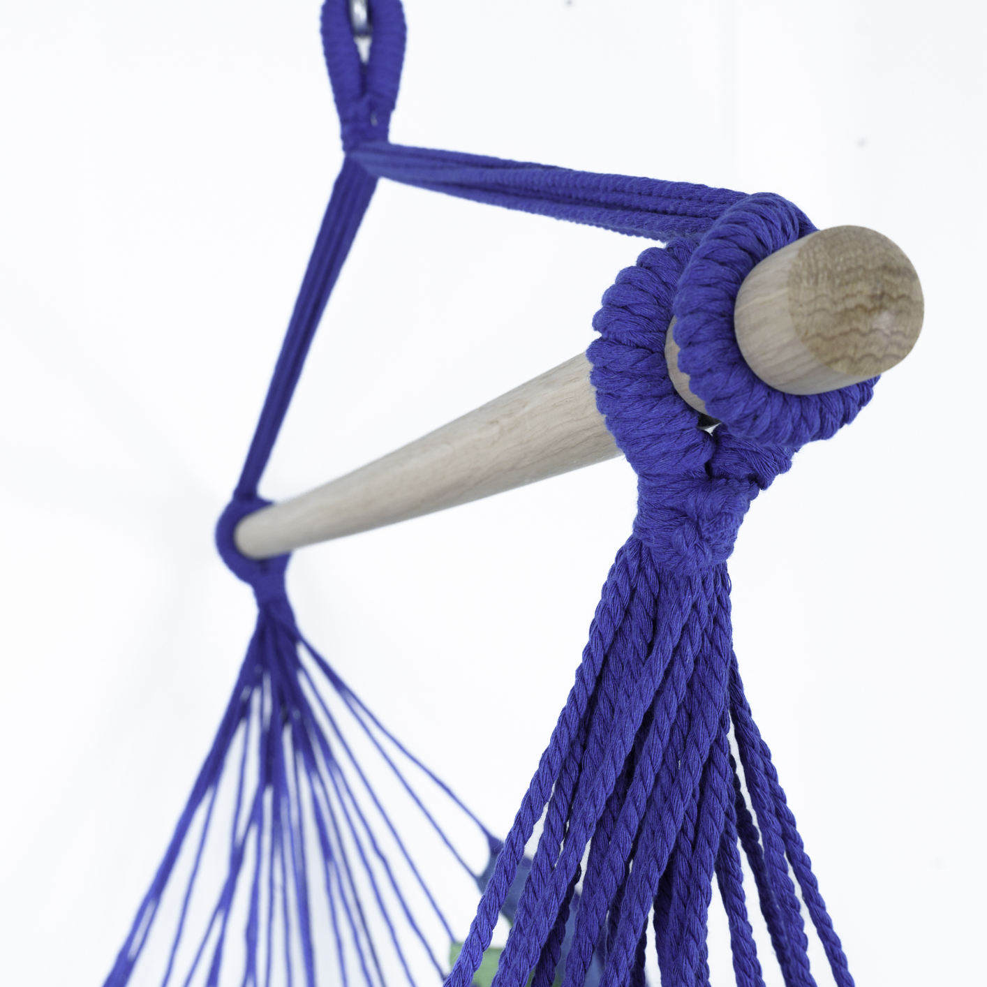 Premium Deluxe brasilianischer Hängesessel Linda Hängesitz Schaukel Hängestuhl buntgestreift