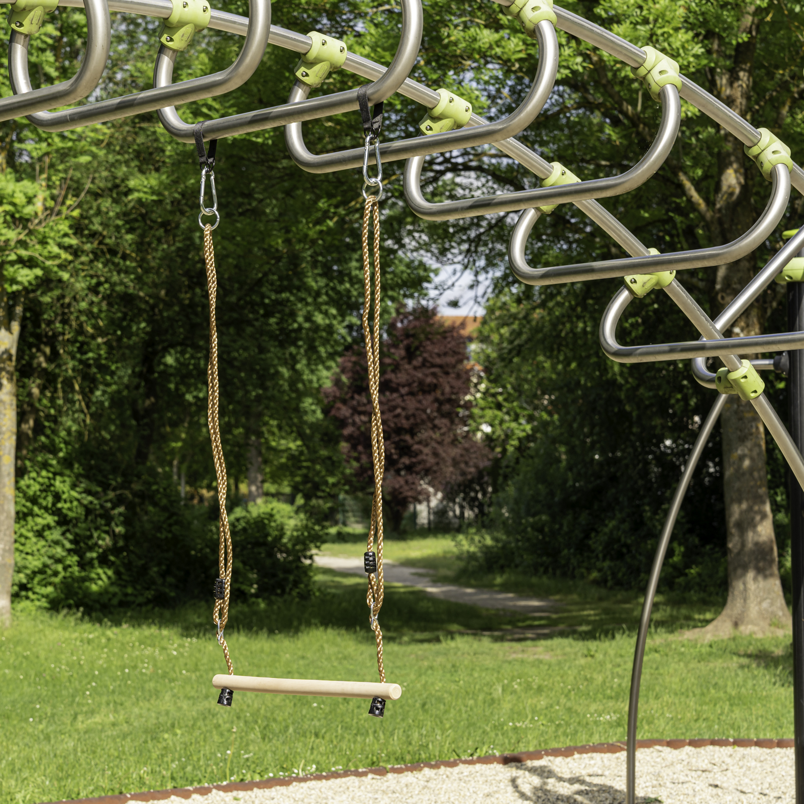 Trapezstange für Kinder Schaukelstange Reckstange aus Holz Kinder-Trapez für Schaukel