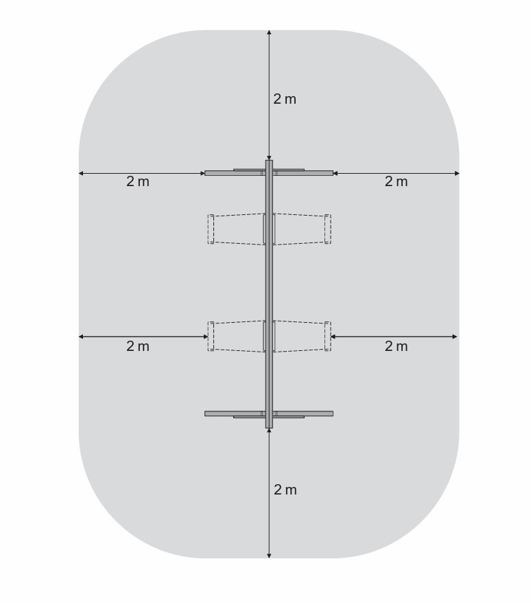y Schaukelgestell aus Lärchenholz Premium 1.2 Doppelschaukel für Kinder Schaukel für Garten