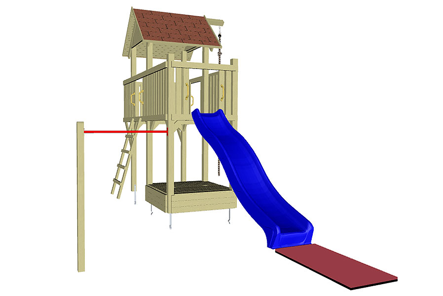 Spielturm Prinzessin mit Rutsche Turnreck und Sandkasten Spielturm Prinzessin mit Rutsche Turnreck und Sandkasten
