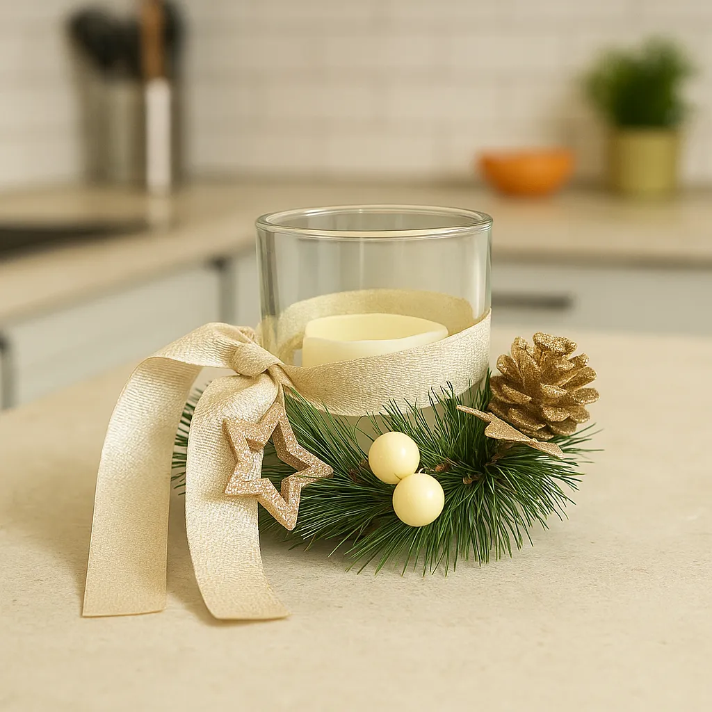 Teelichthalter Ø15 cm Grabgesteck für Allerheiligen