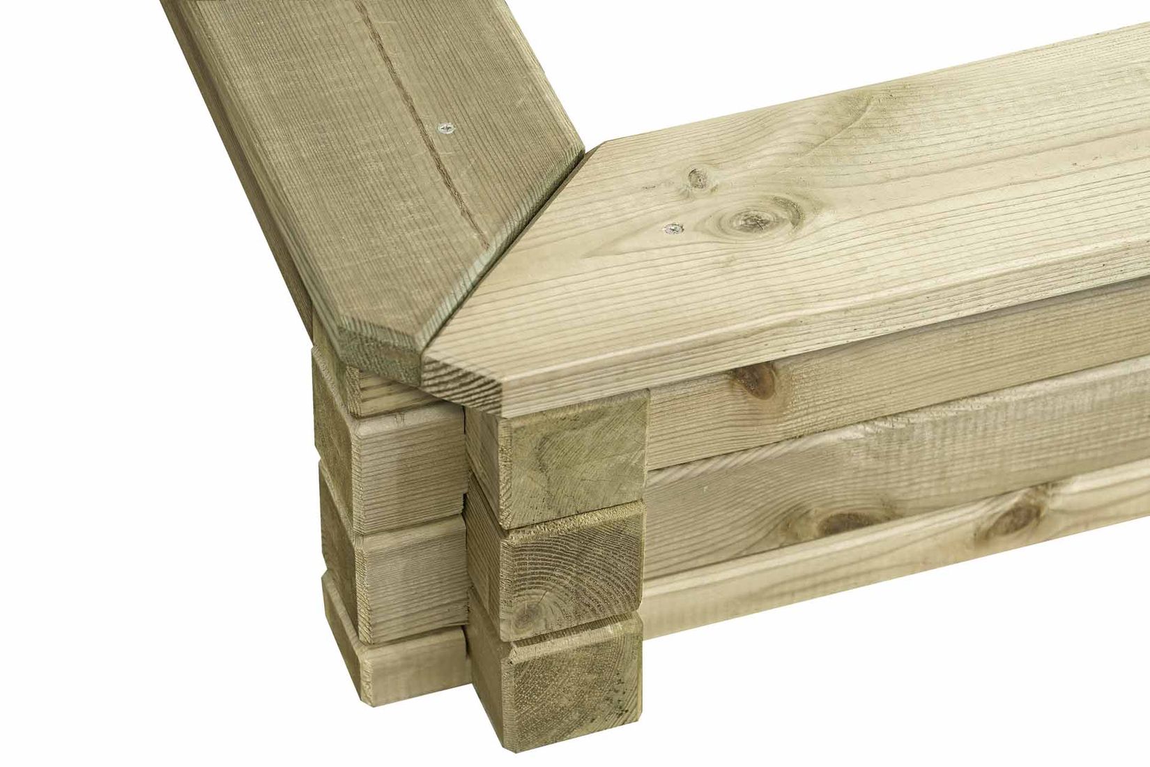 Sandkasten 180x180 cm aus Kantholz 7x7 cm TÜV geprüft Sandkasten 180x180 cm aus Kantholz 7x7 cm TÜV geprüft