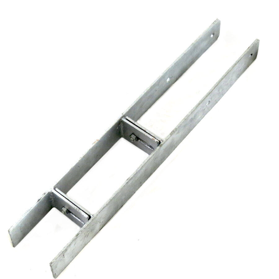 H-Anker verstellbar 600x60x5 mm für Pfosten von 90-140 mm Pfostenanker