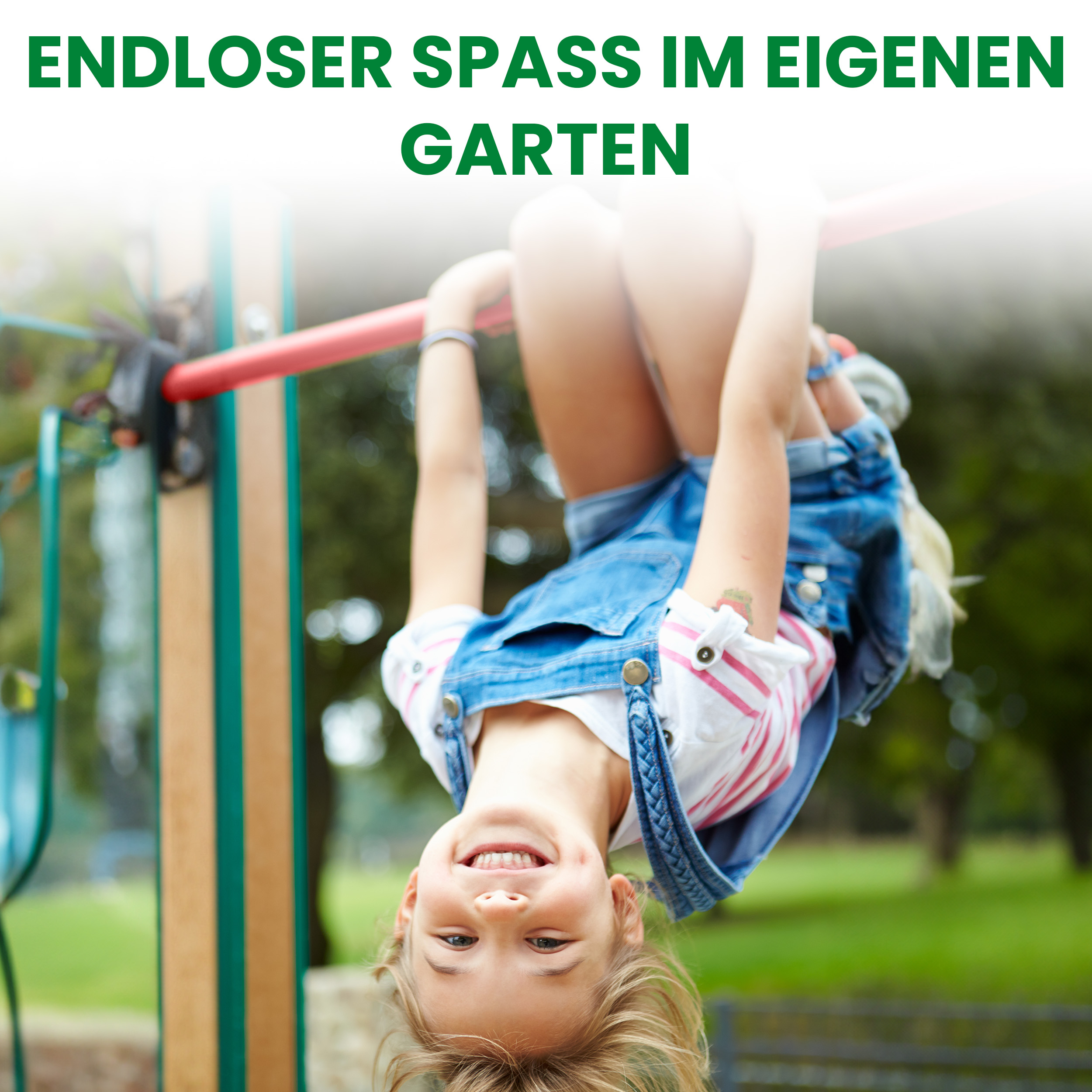 3Ar7sL5FAveRu1 Turnreck mit Lärchen-Pfosten mit Reckstange rot und Einschlaghülsen