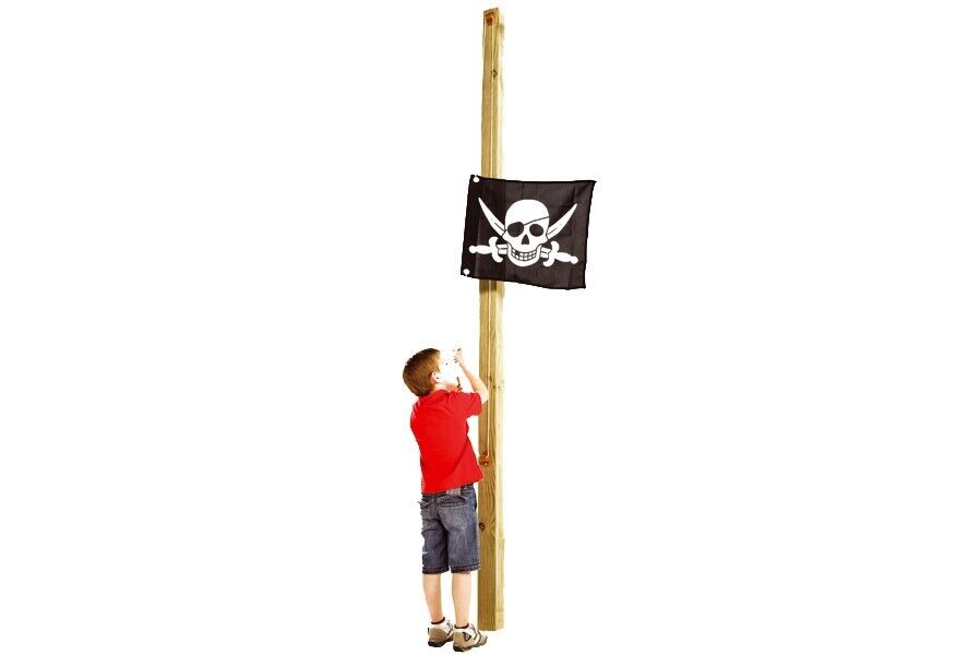 3jHhDId7bJf85e Hissfahne mit Flagge für Kinder Zubehör für Spielturm Fahne