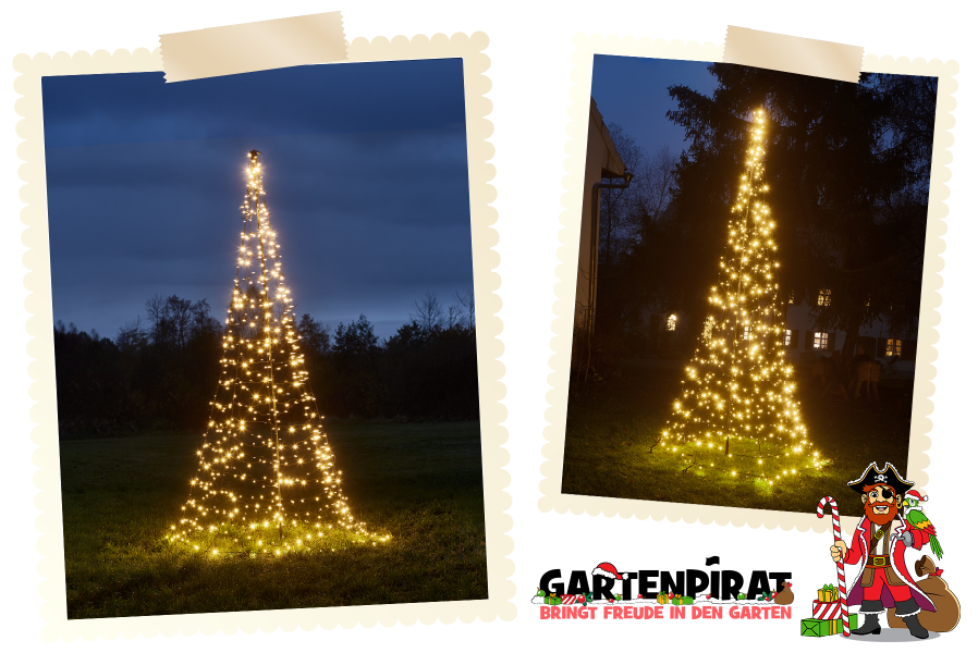 LED Tannenbaum mit 480 LEDs warmweiß • Höhe 3 m • Flash LED Tannenbaum mit 480 LEDs warmweiß • Höhe 3 m • Flash