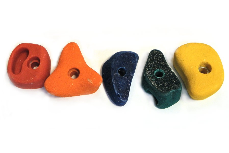 Klettersteine klein Set 5 St. verschiedene Farben Klettersteine klein Set 5 St. verschiedene Farben
