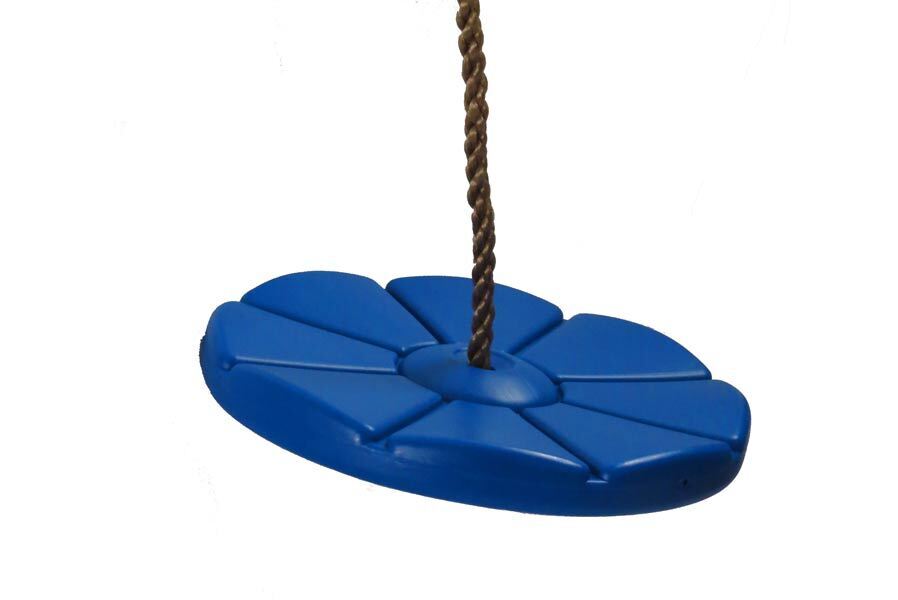 blau4 Tellerschaukel aus Kunststoff Affenschaukel Schaukelsitz Schaukelteller für Kinder Spielturm