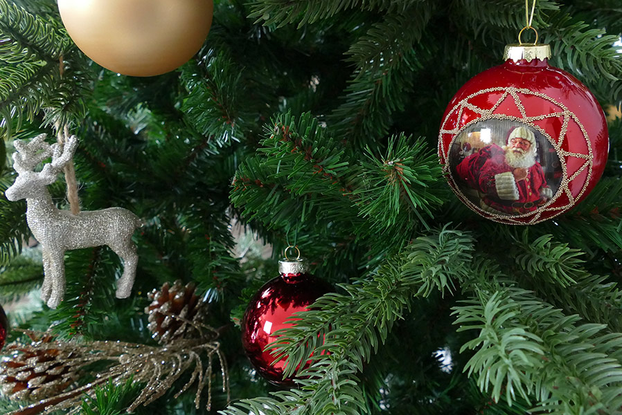 baumschmuck-rentier Christbaumschmuck-Set 112-teilig Christbaumkugeln Rentieranhänger Deko Christbaum-Anhänger
