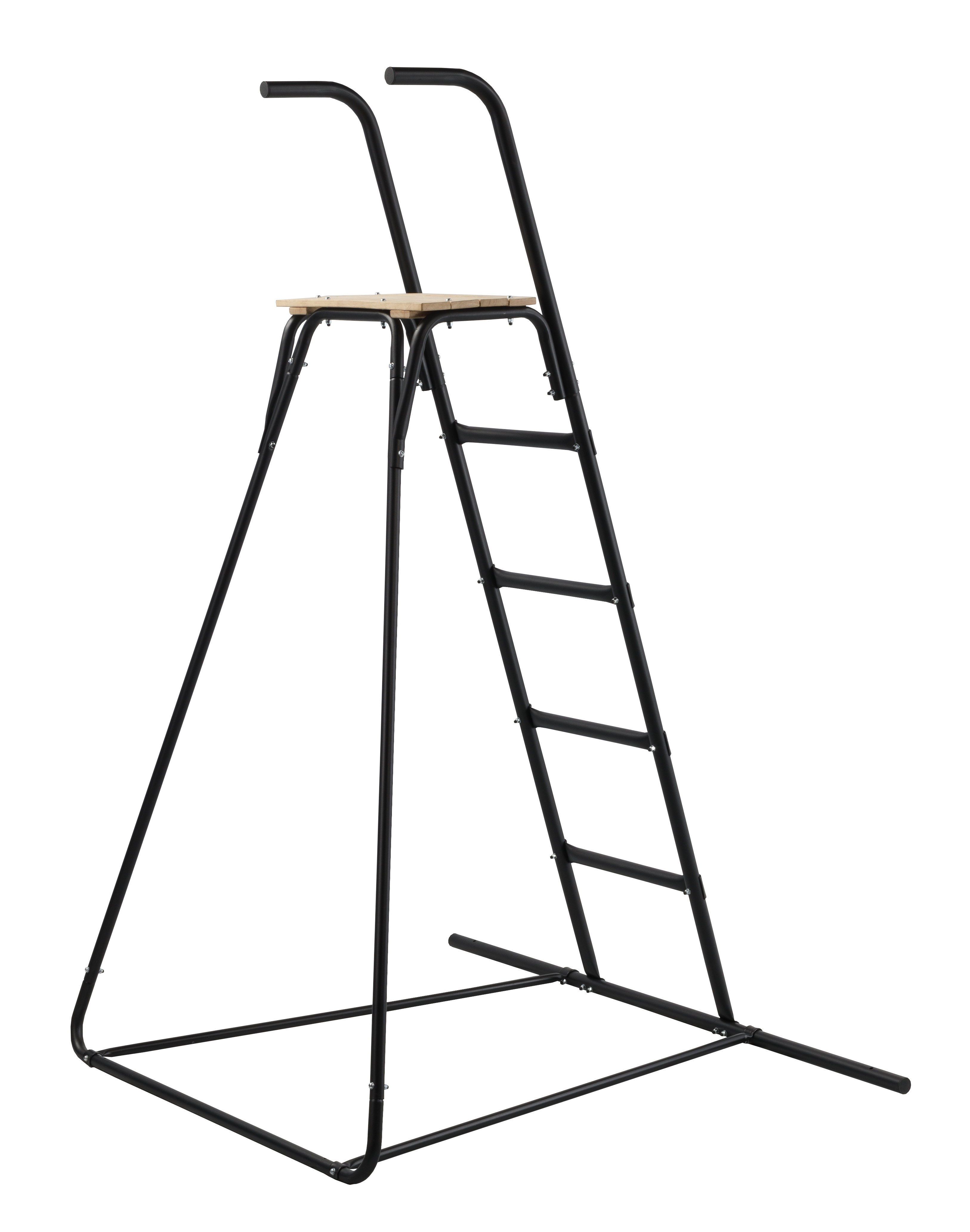 Freistehende Leiter mit Podest aus Metall für Rutsche 290 cm oder 300 cm