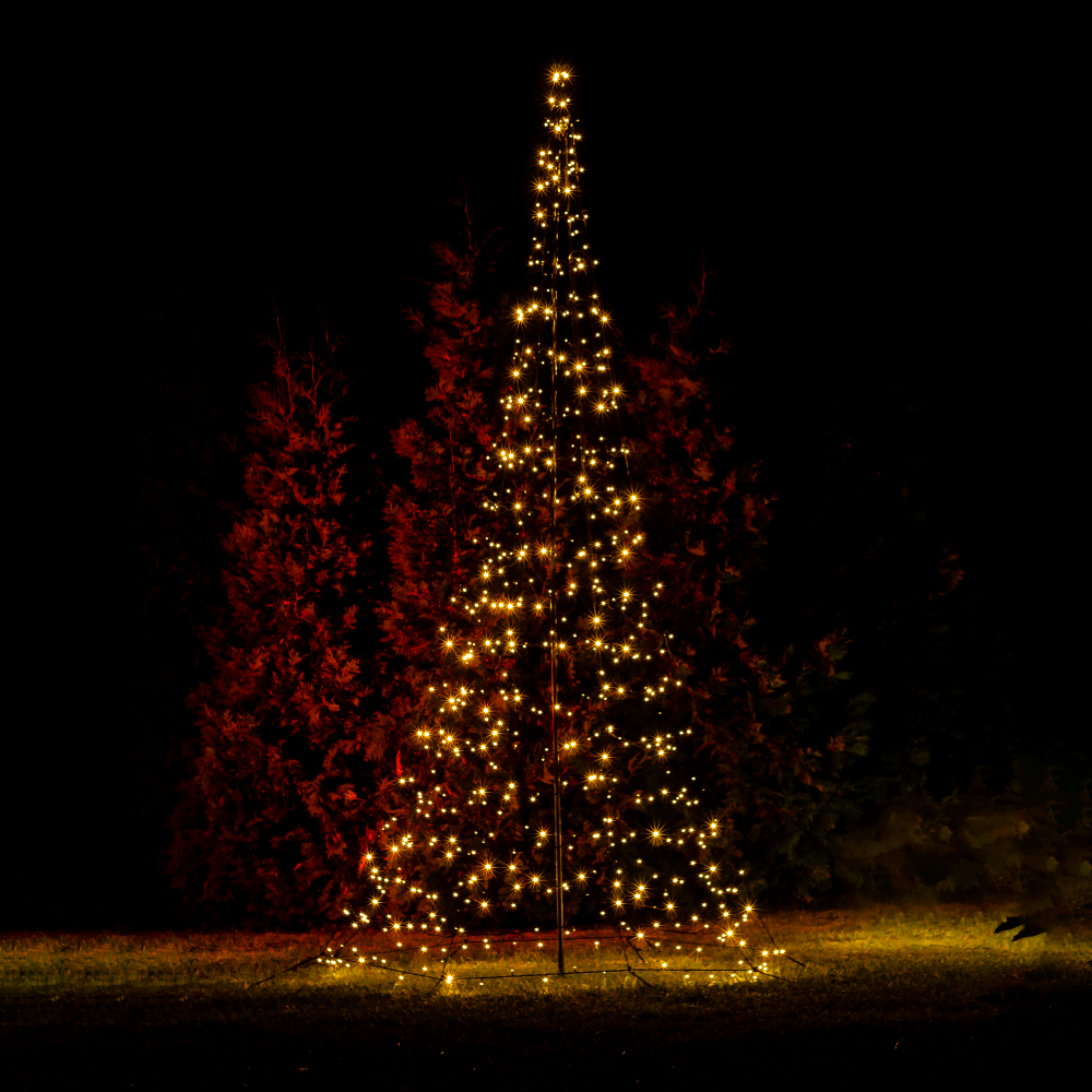 LED Tannenbaum mit 480 LEDs warmweiß • Höhe 3 m • Flash