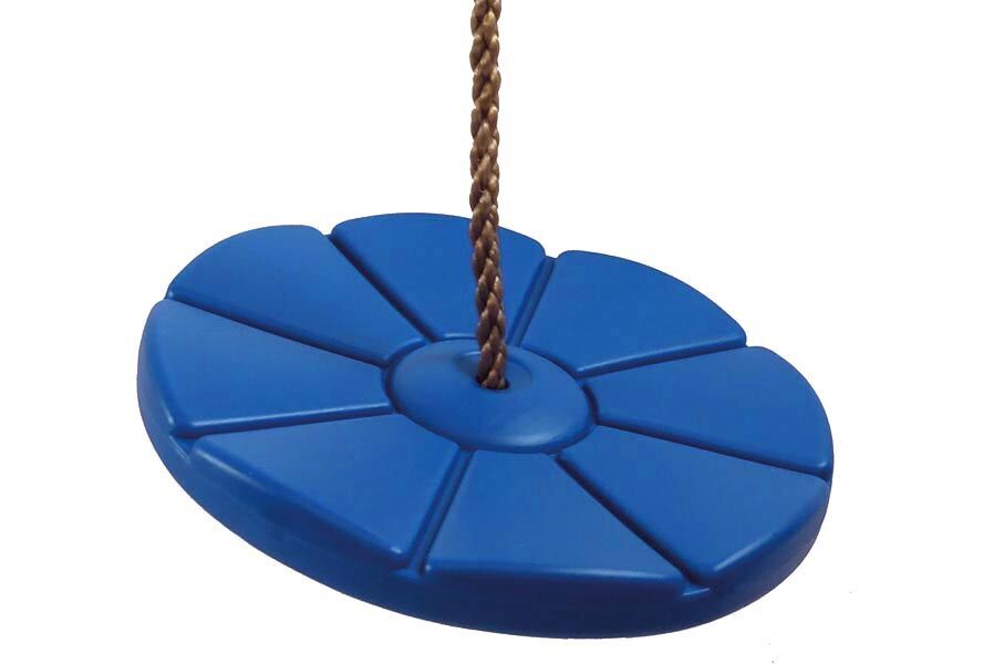 blau2 Tellerschaukel aus Kunststoff Affenschaukel Schaukelsitz Schaukelteller für Kinder Spielturm