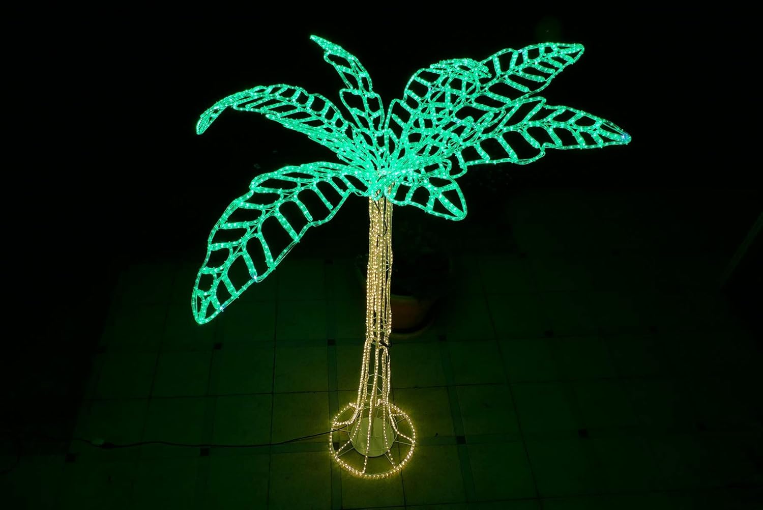 Palme 250 cm hoch 3096 LED Beleuchtung Event Party Messe 