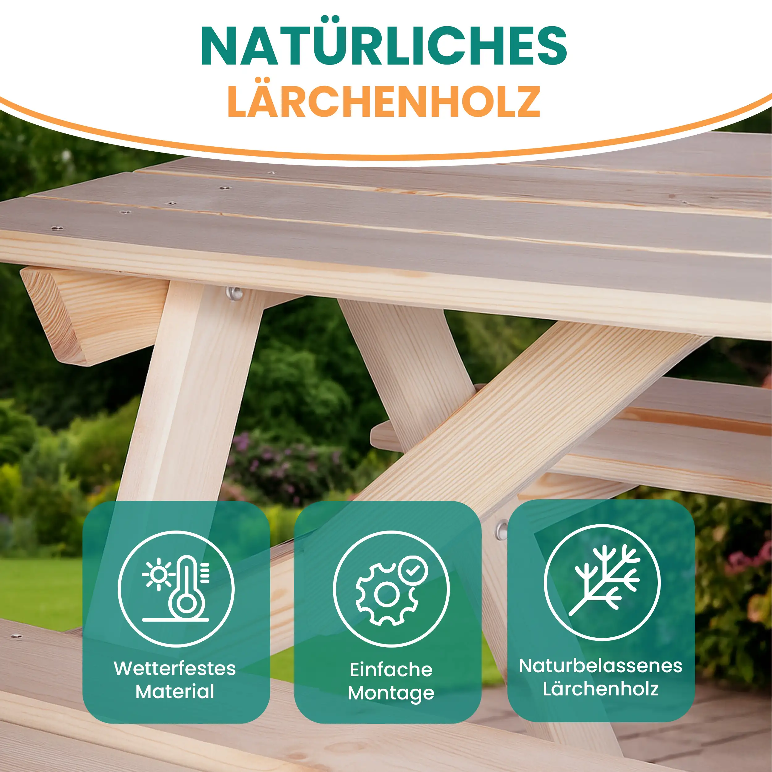 Kindersitzgarnitur Picknicktisch  Sitzgruppe Gartenmöbel Outdoor