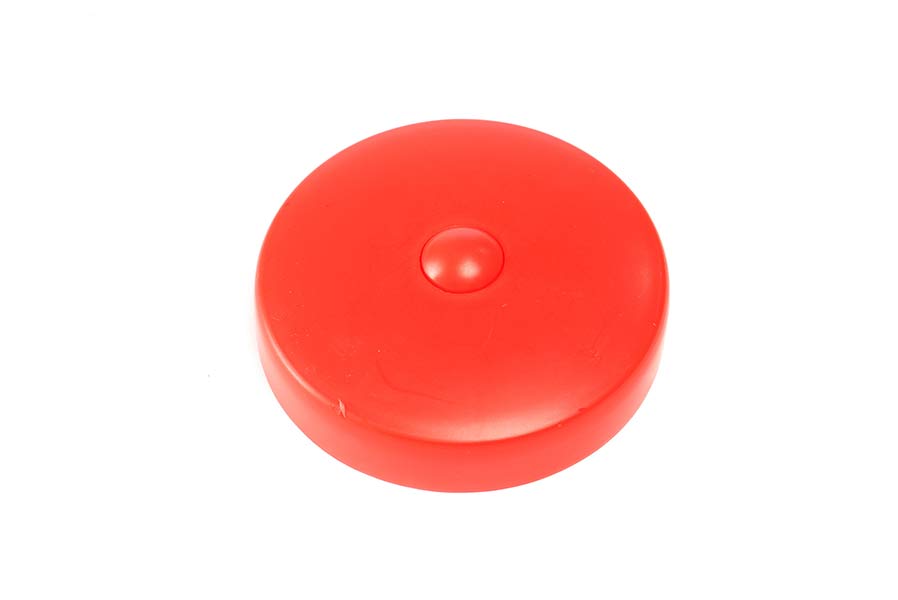 Abdeckkappe Zaunkappe rot aus Kunststoff für runde Pfosten Ø 101 mm Abdeckkappe Zaunkappe rot aus Kunststoff für runde Pfosten Ø 101 mm