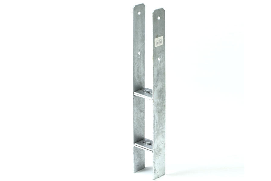 ddodA942iqXULZc H-Anker verstellbar 600x60x5 mm für Pfosten von 90-140 mm Pfostenanker