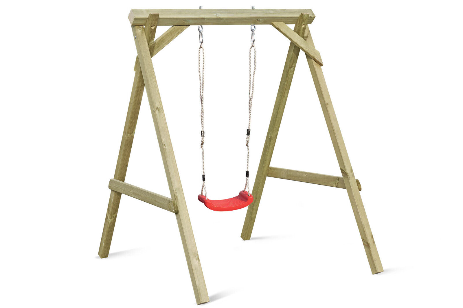 Schaukelgerüst für Kinder aus Holz Premium - Typ 1.1 Einzelschaukel