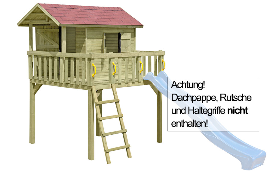 Stelzenhaus Baumhaus Maximilian optional mit Rutsche Stelzenhaus Baumhaus Maximilian optional mit Rutsche