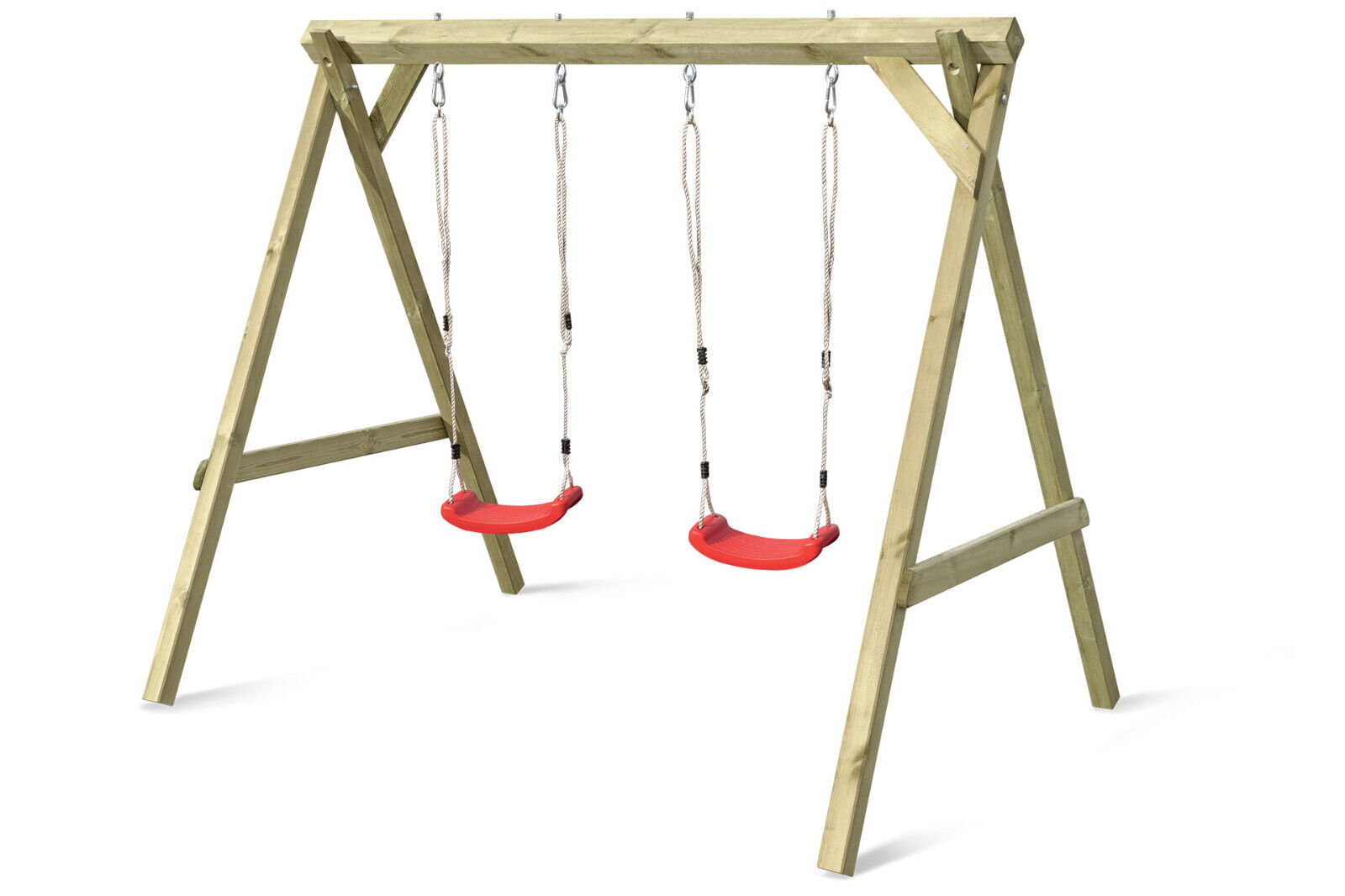 Schaukelgerüst für Kinder aus Holz Premium - Typ 1.2 Doppelschaukel