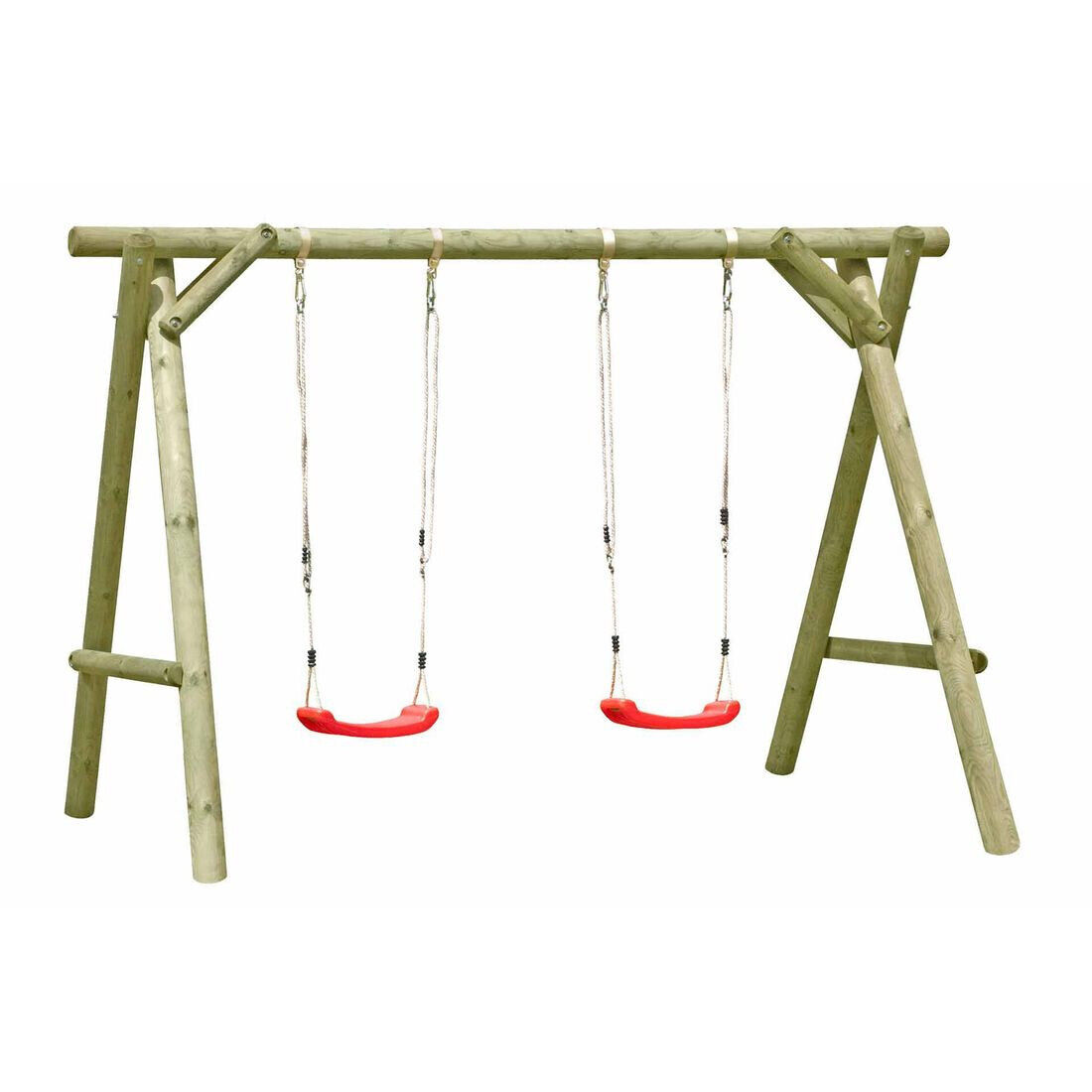 Schaukelgestell Seebär Doppelschaukel Typ 1.2 Schaukelgerüst für Kinder Holz KDI 